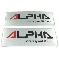 custom metal brand logo sticker for handbags,wholesale adhesive aluminium sticker