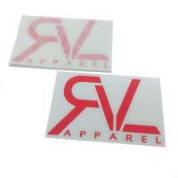 Custom logo sticker vinyl car window sticker apparel sticker